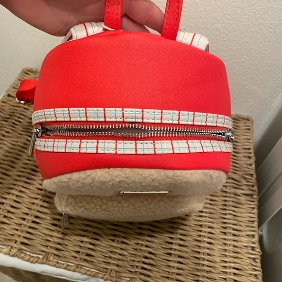 NWT Marvel Loungefly Sherpa Mini Backpack Spider-Man - Picture 4 of 9